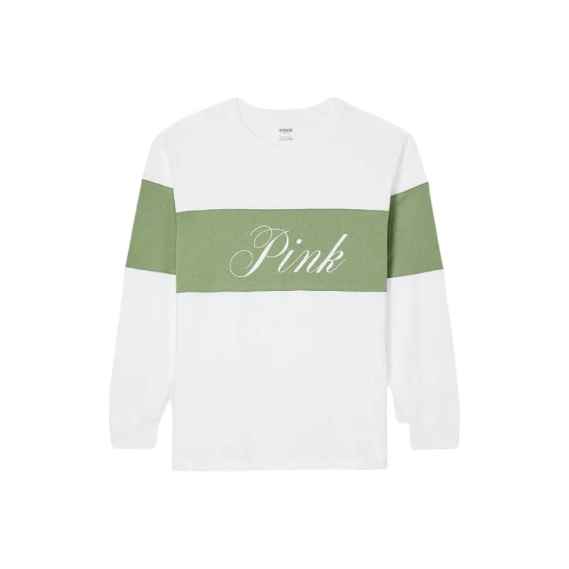 Victoria's Secret T-Shirt Women's White Green Multicolor-0