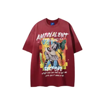 Flowers In Water T Shirt Unisex Maroon