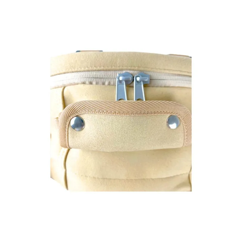 Indispensable Polyamide PU Backpack Unisex Beige-2