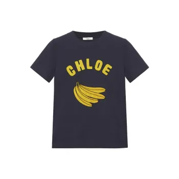 Chloé Banana Printed Crewneck T Shirt