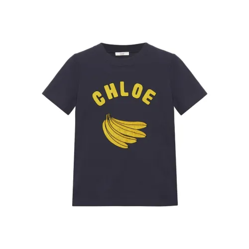 Chloé Banana Printed Crewneck T Shirt
