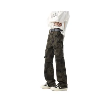 BEAR UNION Jeans Men's Camouflage Green