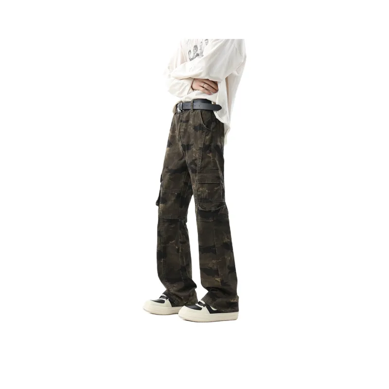 BEAR UNION Jeans Men's Camouflage Green-0