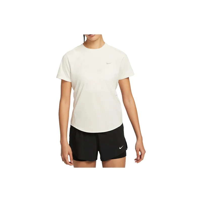 Nike Swoosh Regular T Shirt Women's Silver-0