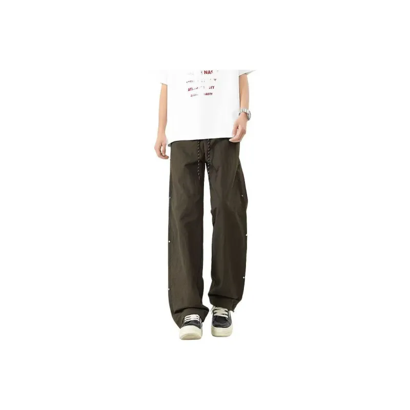 NOME Everyday Commute Minimalist Style Fashion Wide Leg Casual Pants Unisex-5