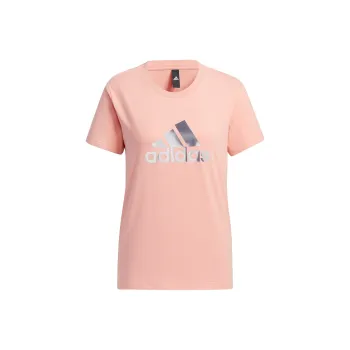 Adidas Set in Sleeve T Shirt Women's Pink
