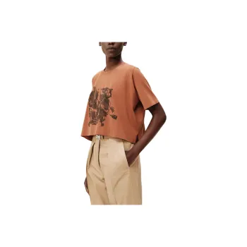 HERMES T Shirts Women's Orange