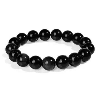 PUTUOSHANWENCHUANG Obsidian Bracelets Unisex