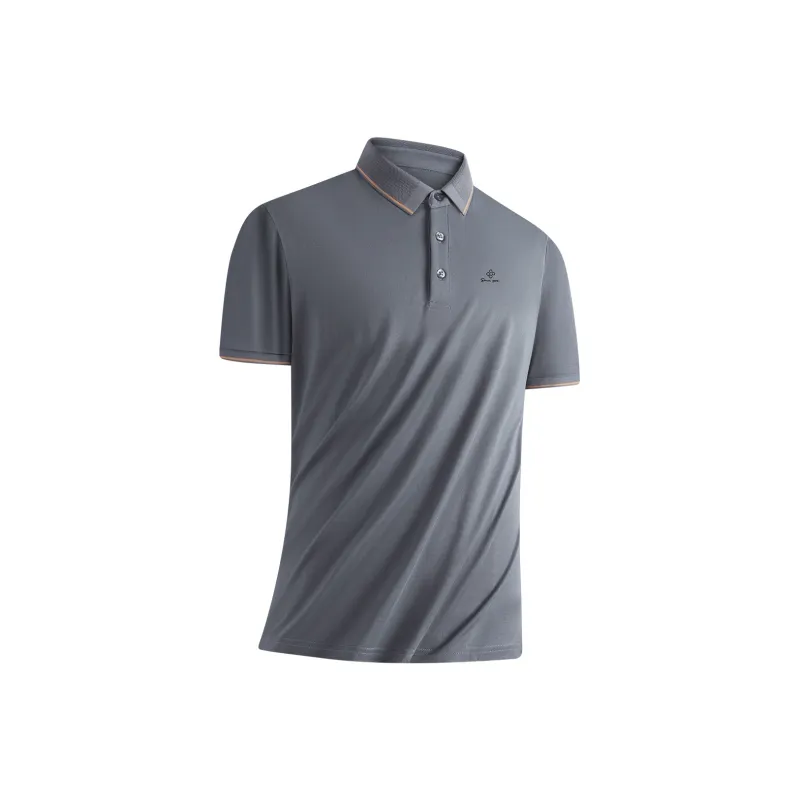 Red bean Polo Shirts Men-12