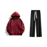 Clothing Sets (Burgundy Top+Black Pants)
