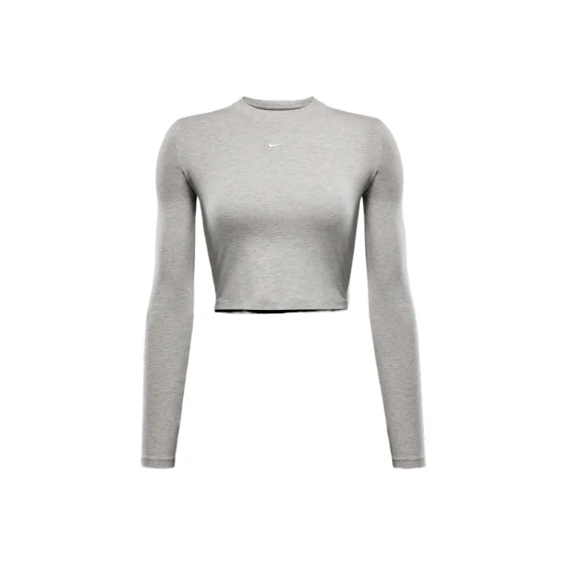 Nike Sportswear Chill Knit Women's Slim Long Sleeve Cropped Top-0