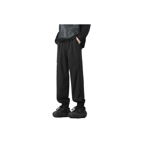 SIL VITIN Casual Pants Unisex Black