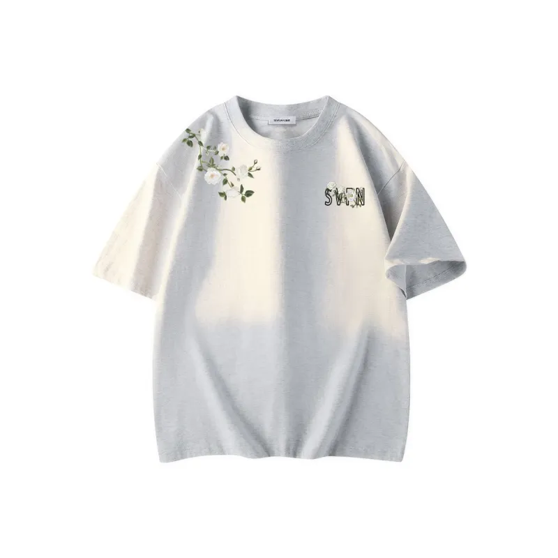 7 SEVFUN T Shirt Unisex Heather Gray Red-6