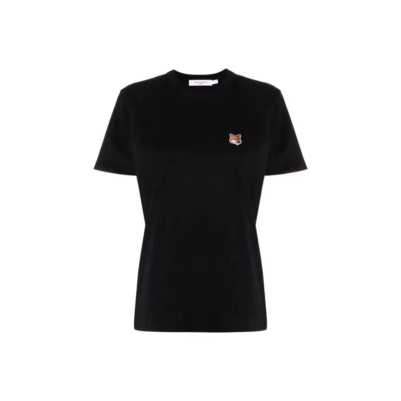 Maison Kitsune T Shirts Women's Black-0