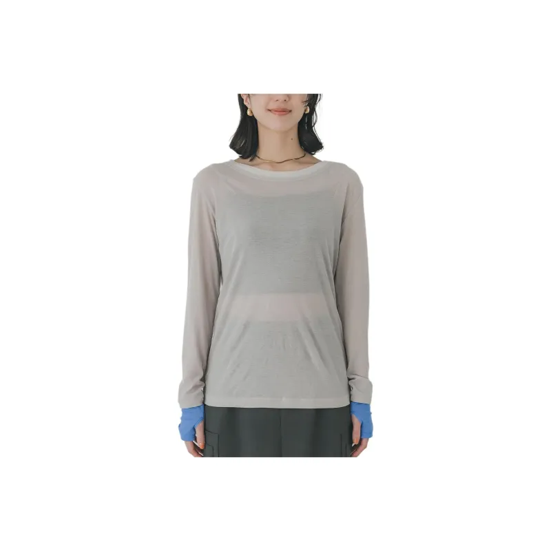 PUBLIC TOKYO T Shirt Women's Light Gray-0