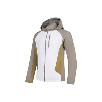QIAODAN Sports Life Collection Trench Coat Men's Jordan White/Dry Field Khaki