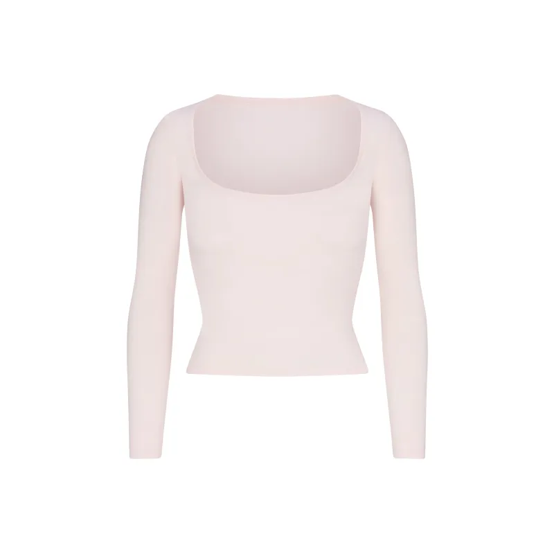 Skims T Shirts Women's BARELY PINK/Light Pink-0
