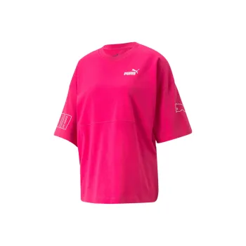 PUMA T Shirts Women's Rose Red