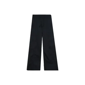 Menglaini Casual Pants Unisex Black
