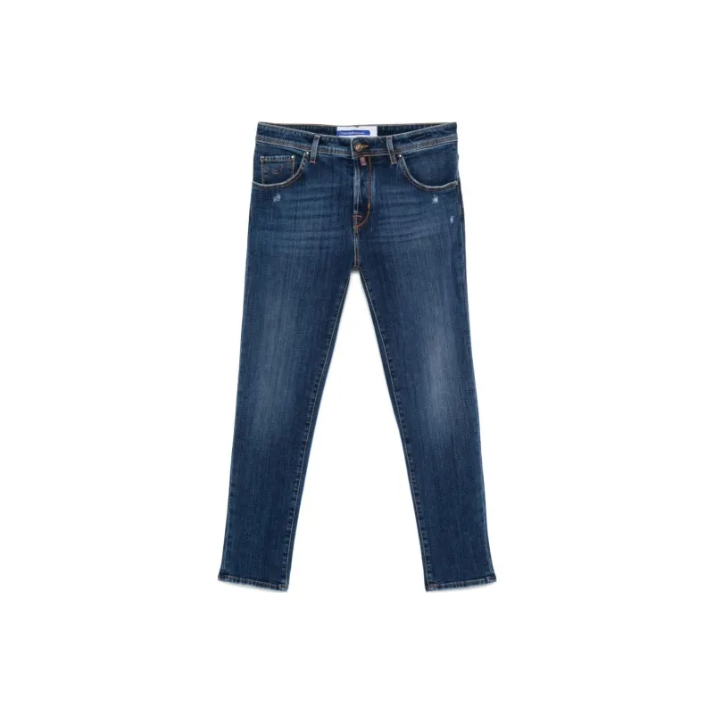 JACOB COHEN Scott Cropped Stretch Jeans-0