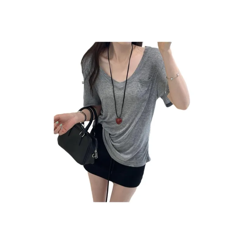 Oudifu T Shirts Women's-0