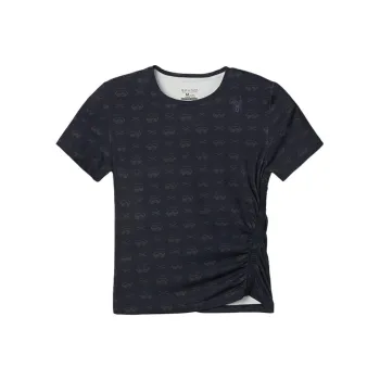 SPYDER T Shirt Women's Cinnamon Pink All Over Print