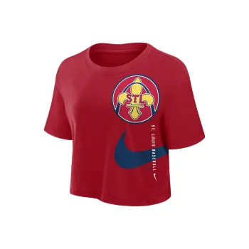 Nike St. Louis Cardinals City Connect Women's Nike Dri-FIT Mlb Cropped T-Shirt