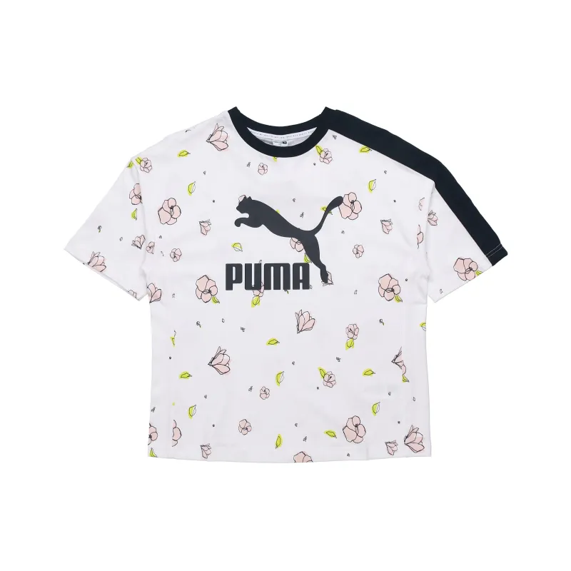 PUMA T Shirts Women's White-0