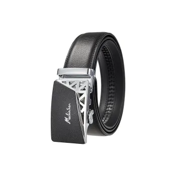 Mulinsen Cow Leather Belts Men's Width 3.5CM