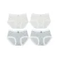 2 Pack Milk White+2 Pack Light Gray