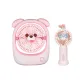 Pink[Dr. IQ Handheld Fans+Puppy Table Fan]