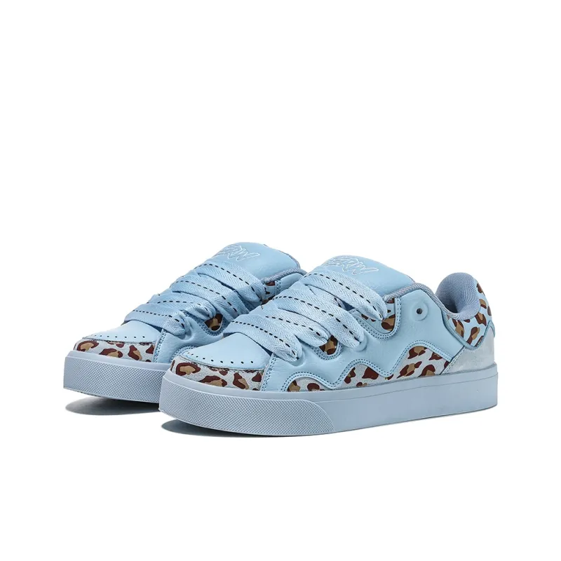 FERW Low Top Skateboard Shoes Unisex Blue Panther-2