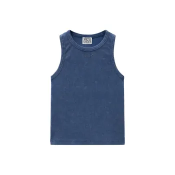 Marithe Francois Girbaud SS24 Tank Top Women's Gray Blue