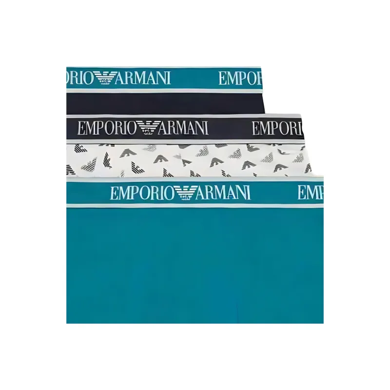 EMPORIO ARMANI Three pack Of Boxer Briefs With Core Logo Waistband-2