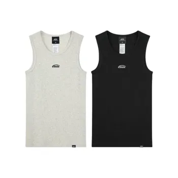 Emis SS25 Tank Top Unisex 2 Pack 2 Pack Oat/Black