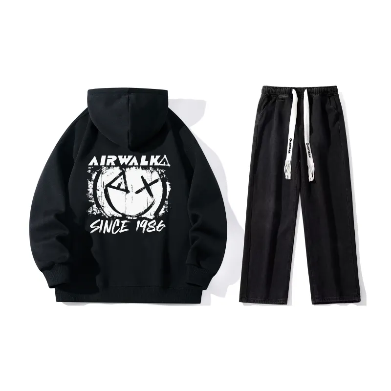 Airwalk Sweatshirt Sets Unisex-0
