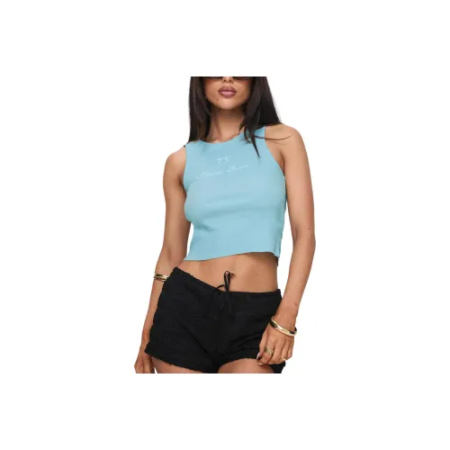PRINCESS POLLY Tank Tops Women's BLUE/Blue