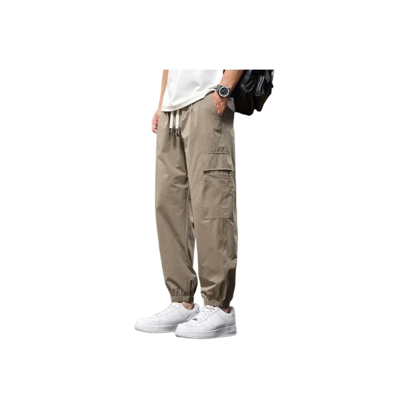 Tonlion Casual Pants Unisex Khaki-0