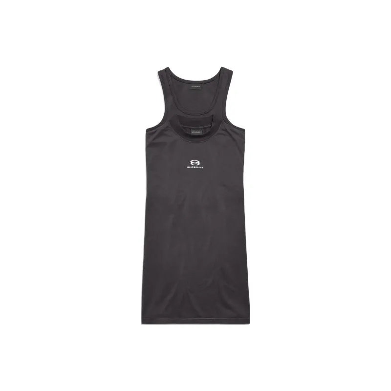 Balenciaga Layered Sleeveless Dress-0