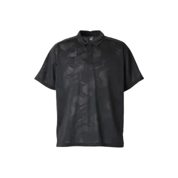New Balance Black Out Polo Shirt Men's Black