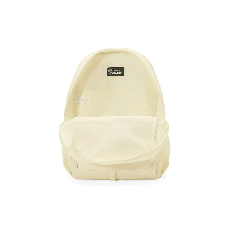 Skechers Sports Alliance Series Fabric Backpack Unisex Cream White-3