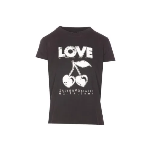 Zadig & Voltaire Zadig Voltaire Love Printed T Shirt