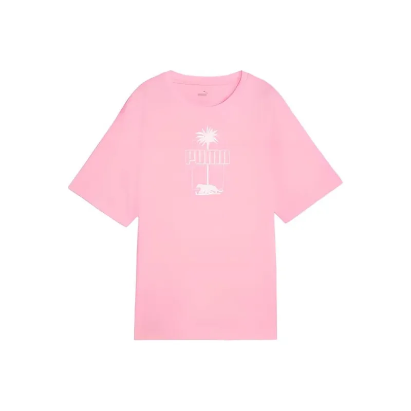 PUMA T Shirt Women's Pink Lilac-0