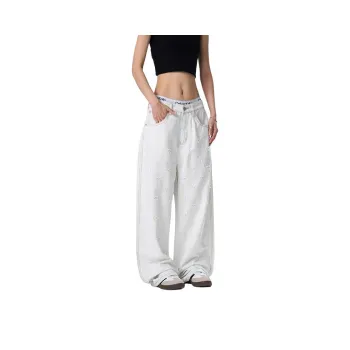 PANDA ADEVIL Jeans Unisex Blue White
