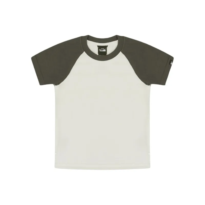 THE NORTH FACE SS25 Raglan Sleeve T Shirt Women's 9K0/Buffalo Green/Dune White-0