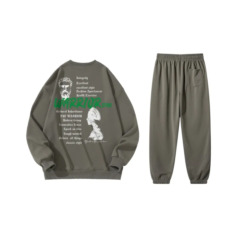 WARRIOR Sweatshirt Sets Unisex-6