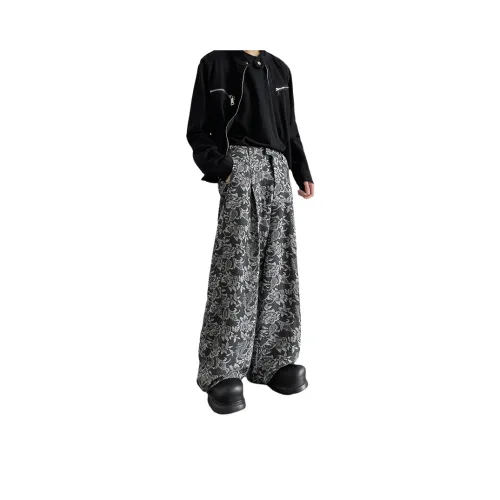 WARNING LIGHT Casual Pants Unisex Black