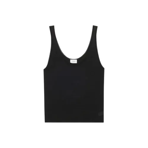 SAINT LAURENT Sleeveless Knitted Tank Top