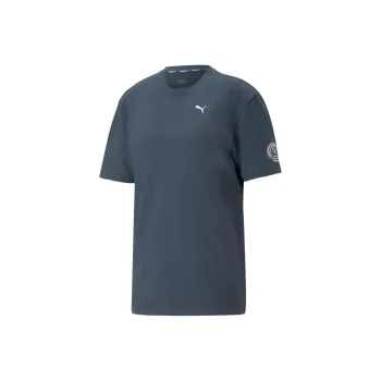 PUMA x OLIVIA Puma X Olivia Amato Drop Shoulder Sleeve T-Shirt Women's Blue