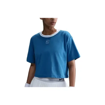 Nike Heritage Women's Dri FIT Short Sleeve Cropped T Shirt